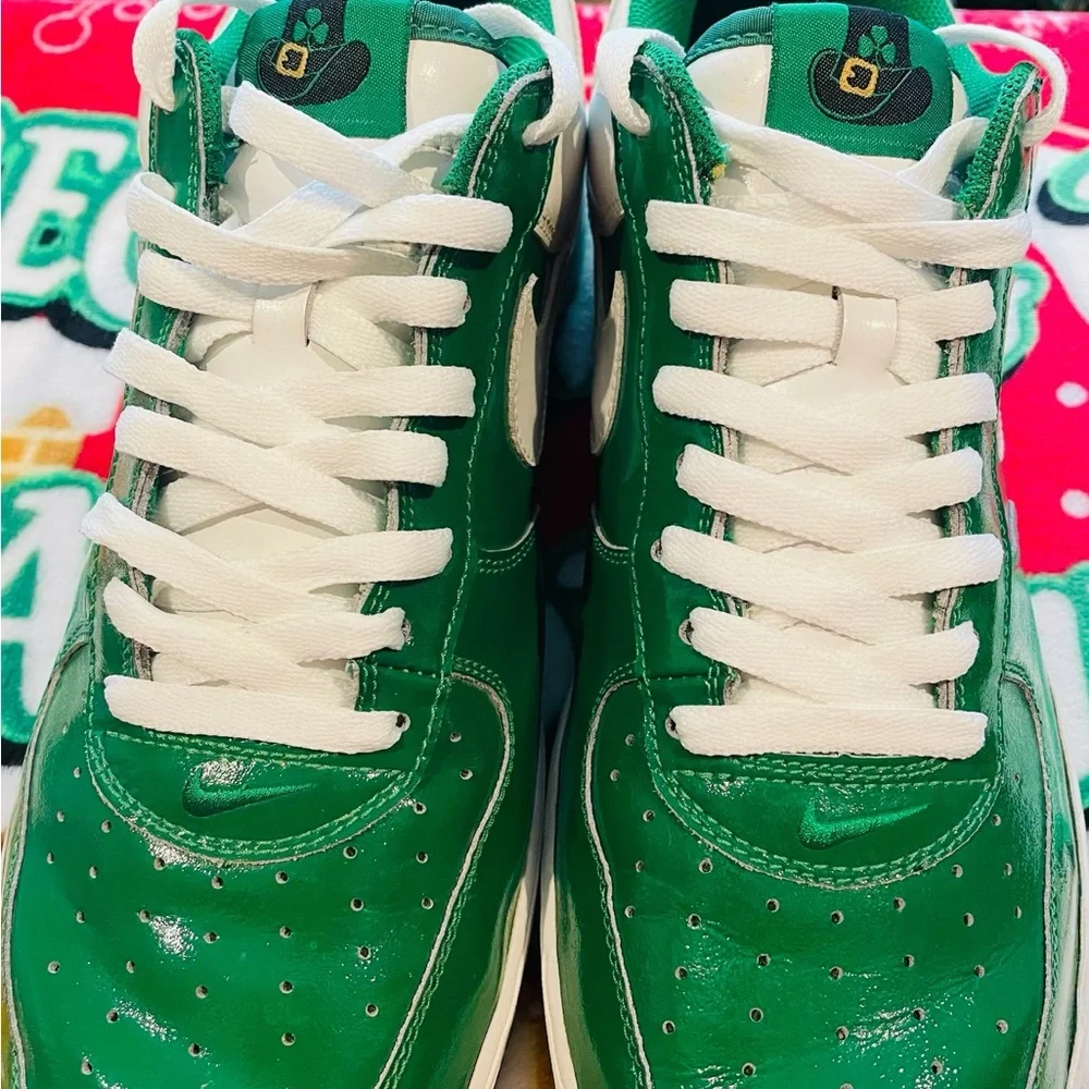 SOLD🔥Nike Air Force 1 “St. Patrick’s Day” 2006 - Picture 4 of 13